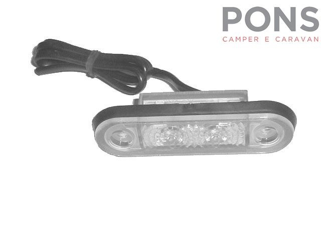 Luce ingombro anteriore bianca - Pons Camper e Caravan
