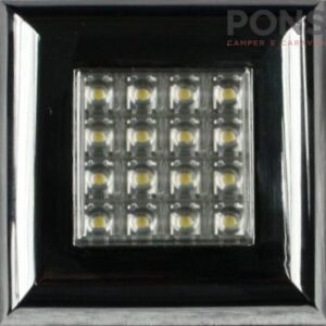 Spot a Led quadrato 9 Led con interruttore 1,8 w