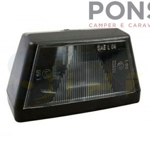 Fanale luce targa 12V