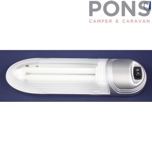 Lampada compact Neon argento 12V - 13W